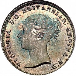 Large Obverse for Groat 1840 coin
