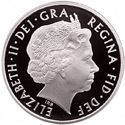 Large Obverse for £5 2011 coin