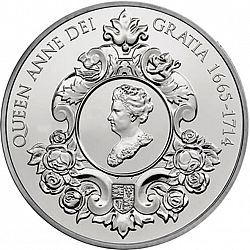 Large Reverse for £5 2014 coin