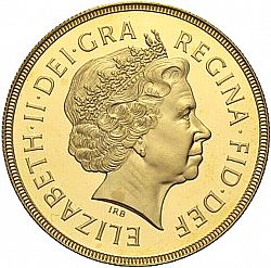 Large Obverse for Five Pounds 1999 coin