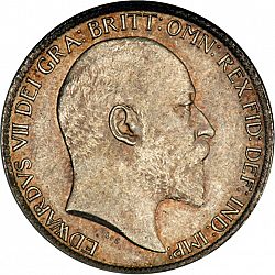 Large Obverse for Sixpence 1904 coin