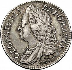 Large Obverse for Sixpence 1746 coin