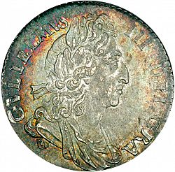 Large Obverse for Sixpence 1699 coin