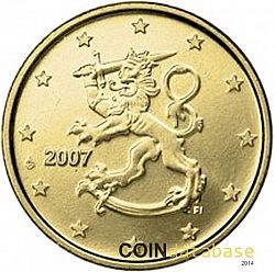 10 cent 2007 Large Obverse coin