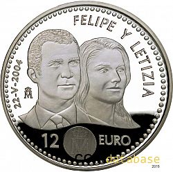 12 Euro 2004 Large Obverse coin