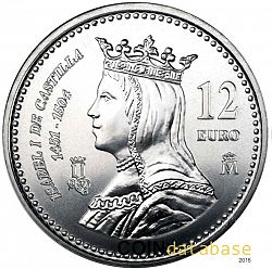 12 Euro 2004 Large Obverse coin