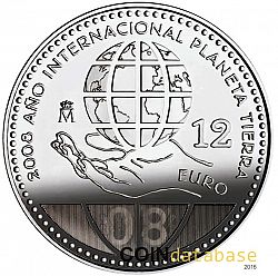 12 Euro 2008 Large Obverse coin
