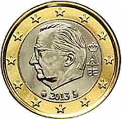 1 Euro 2013 Large Obverse coin