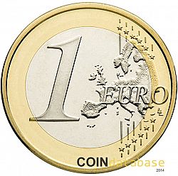 1 Euro 2010 Large Reverse coin