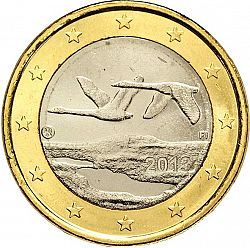 1 Euro 2013 Large Obverse coin