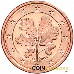 1 cent 2004 Large Obverse coin