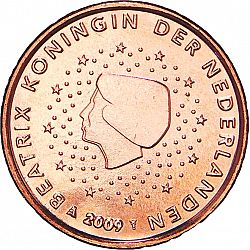 1 cent 2009 Large Obverse coin