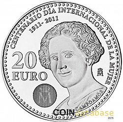 20 Euro 2011 Large Obverse coin