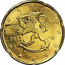 20 cents 2012 Large Obverse coin