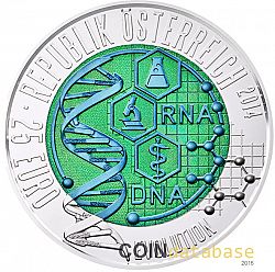 25 Euro 2014 Large Obverse coin