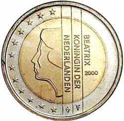 2 Euro 2000 Large Obverse coin