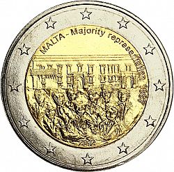 2 Euro 2012 Large Obverse coin