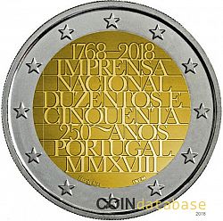 2 Euro 2018 Large Obverse coin