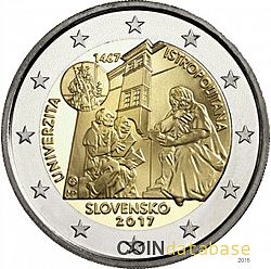 2 Euro 2017 Large Obverse coin