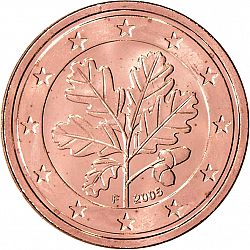 2 cent 2005 Large Obverse coin