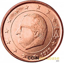2 cent 1999 Large Obverse coin