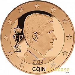 2 cent 2014 Large Obverse coin