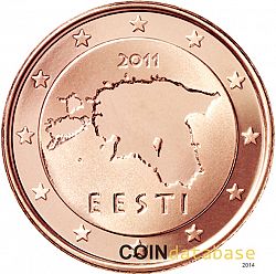 2 cent 2011 Large Obverse coin