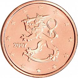 2 cent 2007 Large Obverse coin