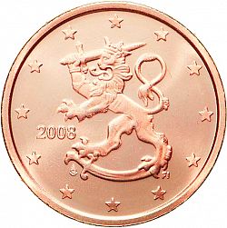 2 cent 2008 Large Obverse coin