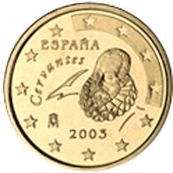 50 cents 2003 Large Obverse coin