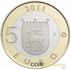 5 Euro 2011 Large Reverse coin