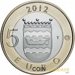 5 Euro 2012 Large Reverse coin