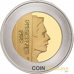 5 Euros 2016 Large Reverse coin