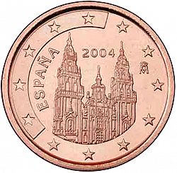 5 cent 2004 Large Obverse coin