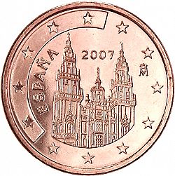 5 cent 2007 Large Obverse coin