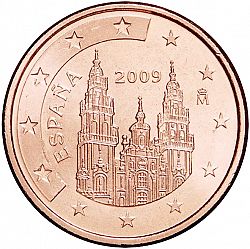 5 cent 2009 Large Obverse coin