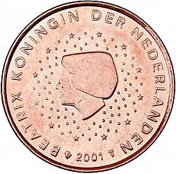5 cent 2001 Large Obverse coin