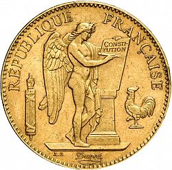 Large Obverse for 100 Francs 1900 coin