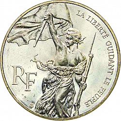 Large Obverse for 100 Francs 1993 coin