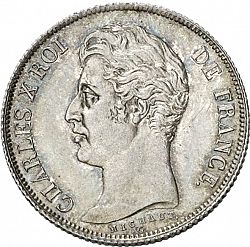 Large Obverse for 1 Franc 1830 coin