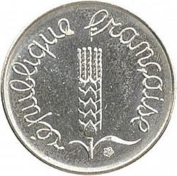 Large Obverse for 1 Centime 1983 coin