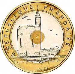 Large Reverse for 20 Francs 1993 coin