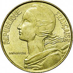 Large Obverse for 20 Centimes 1994 coin