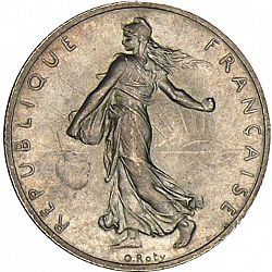 Large Obverse for 2 Francs 1912 coin