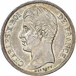 Large Obverse for 2 Francs 1830 coin