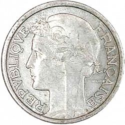 Large Obverse for 2 Francs 1941 coin