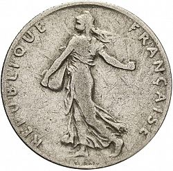 Large Obverse for 50 Centimes 1911 coin