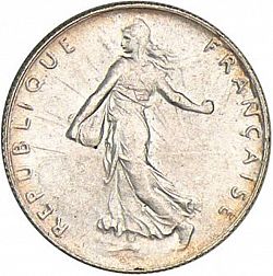 Large Obverse for 50 Centimes 1918 coin