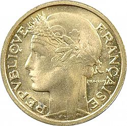 Large Obverse for 50 Centimes 1939 coin