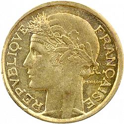Large Obverse for 50 Centimes 1939 coin